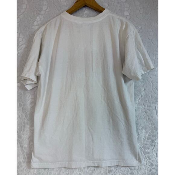 VTG 90s 1997 Looney Tunes Marvin Martian Box Graphic White T-Shirt USA M / L** - Picture 7 of 11